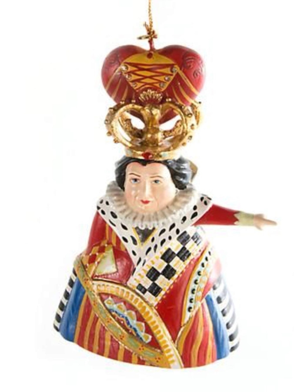 MACKENZIE-CHILDS | “Queen Of Hearts” Hanging Ornament
